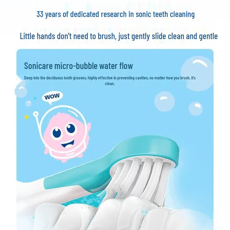 Philips Sonic Electric Toothbrush for Kids - Starlight Smart Screen HX5232 CN plug (adapter included)