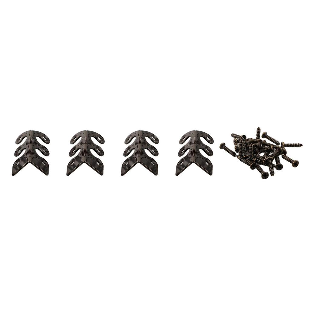 Baseboard Protectors Brass Corner Guards Easy Installation Metal Corner Protectors Multipurpose Use For Dressers