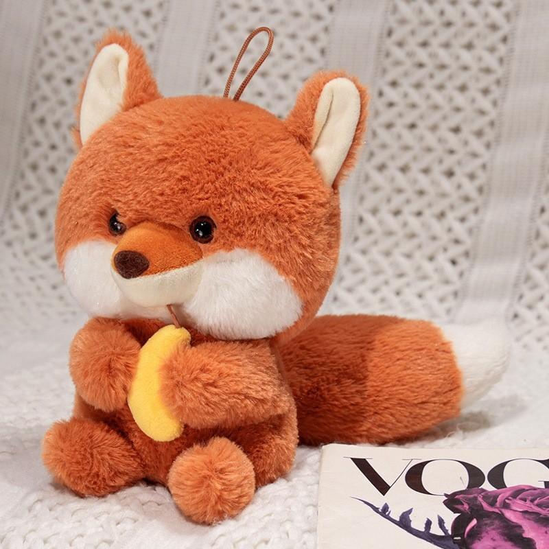

Animal Plush Toy With Pp Cotton Filling For Kids Bedtime And Playtime Fox