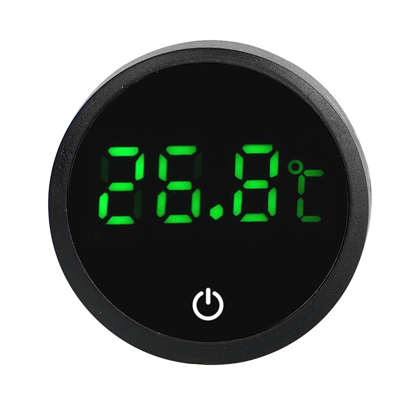 

Digital Thermometer External Adhesive Type Celsius Thermometer Climbing Pet Tank Fish Tank Tool Compact Portable Self-Adhesive чорний