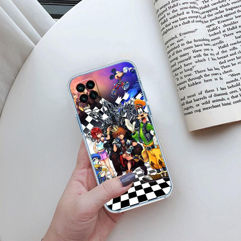 Kingdom Hearts Transparent Phone Case for Motorola Moto G7 G8 G9 G84 G85 G73 G24 G15 Z2 Play Power Plus