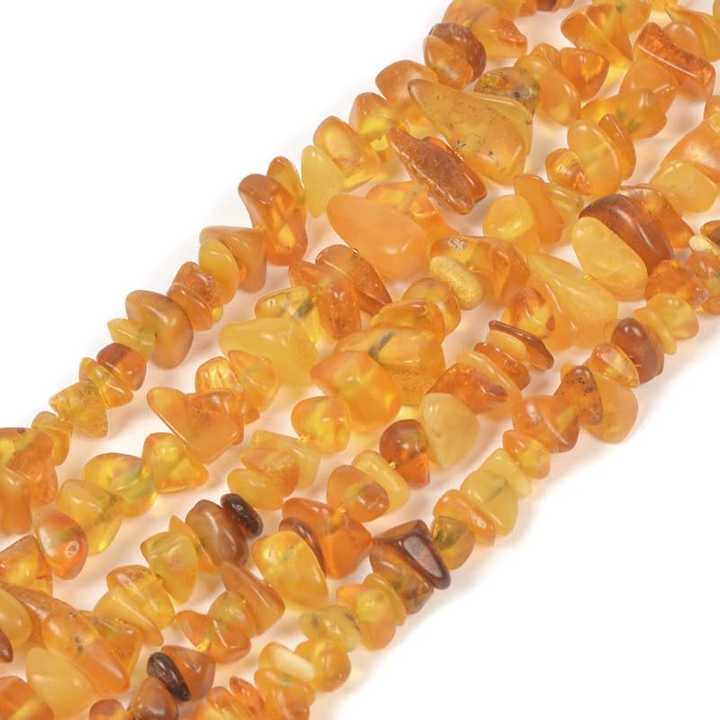Natural Amber Freedom Chips Loose Beads 5-9mm for Jewelry Making DIY Handmade Craft 16 Inch