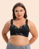 Full Cup Sponge Laminated Wide Strap Bra Plus-size Bra Without Underwires