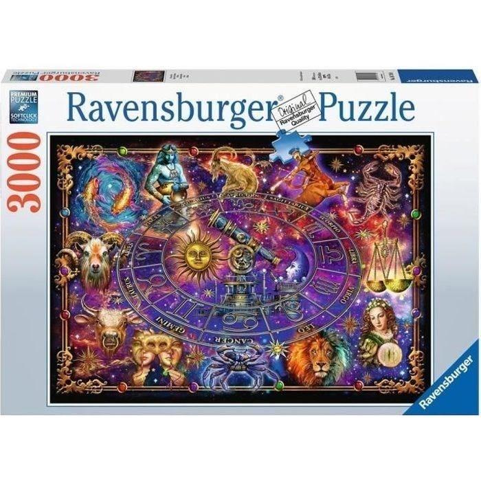 3000-teiliges Puzzle: Sternzeichen, Puzzle für Erwachsene, Tiere, menschlicher Körper &; Natur, Weltraum, ab 14 Jahren, 16718, Ravensburger