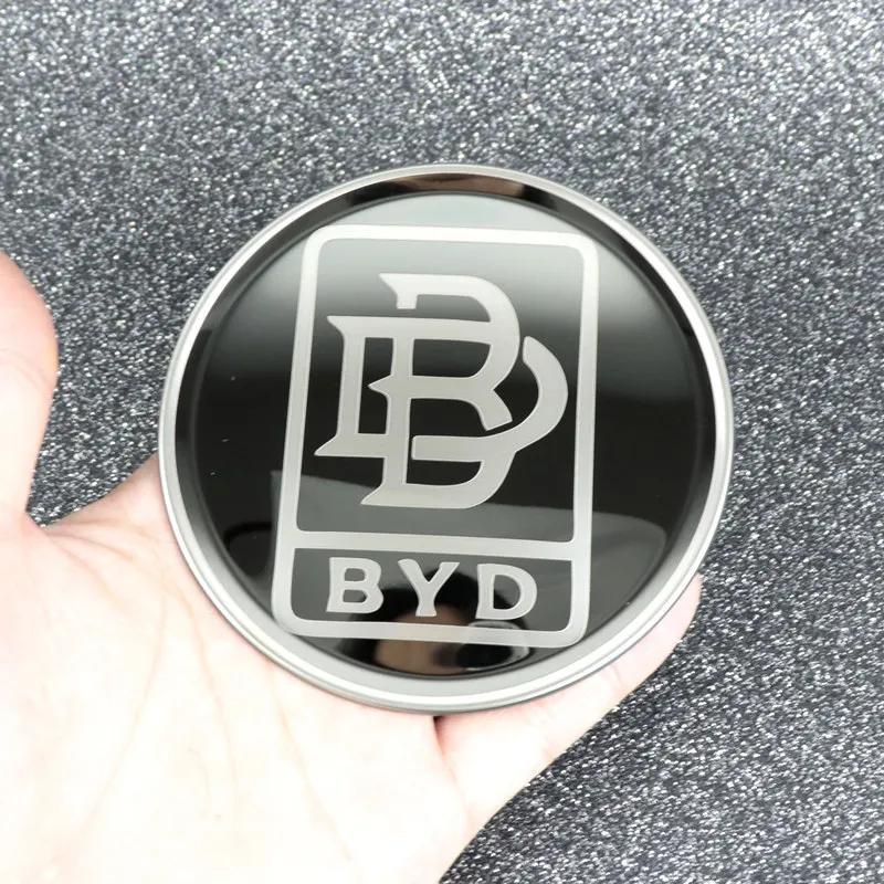 HBZBP1 Car Steering Wheel Metal Protective Cover for BYD Atto 3 Yuan Plus Seagull Dolphin Seal Stainless Modified Sticker Fashion New