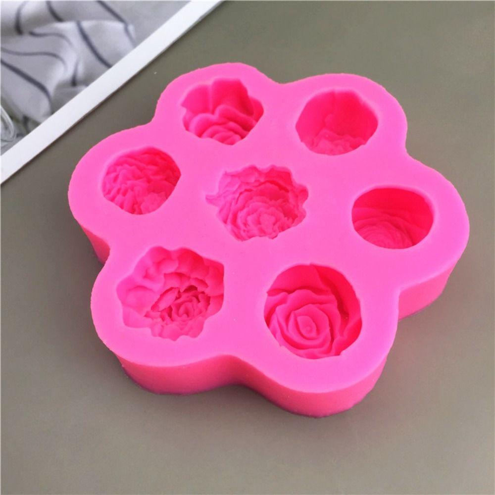 Heat-resistant Flower Silicone Mold Flower Shape Dessert Decorating Tools  Handmade Accessories
