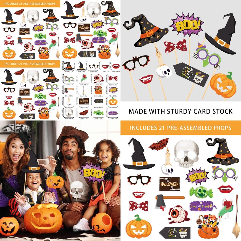 Halloween Photoshoot Props With Skeleton And Pumpkin For Party And Event Photo Booth