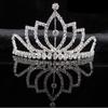 Latest Arrivals Nuptial Wedding Occasion Rhinestone Tiaras Crowns Female Girls Hair Comb Heart Bridal Bridesmaids Tiaras Hair Accessories