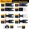 30PCS Oscillating Saw Blades, Universal Titanium Multitool Blades for Wood Plastics Metal, Quick Release Multi Tool Kits Fit Bosch Ryobi Milwaukee