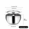 XiYao Commercial Thick Stainless Steel Oil Pot with Lid