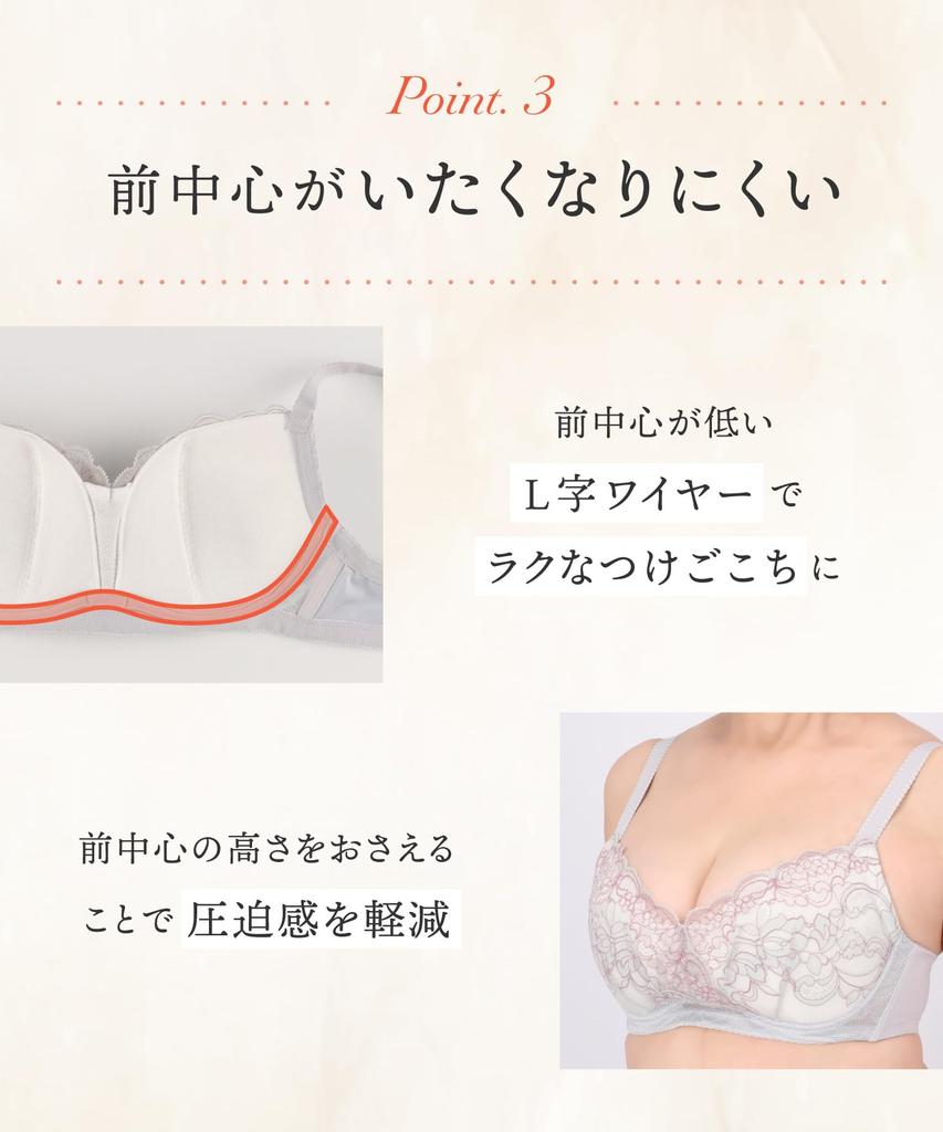 Compact Bust Reduces Fits up to G Plus Size GY F80 Wing/Wacoal Bra, Enhancer, Height, Cup, Bra, KB6100, Women's,