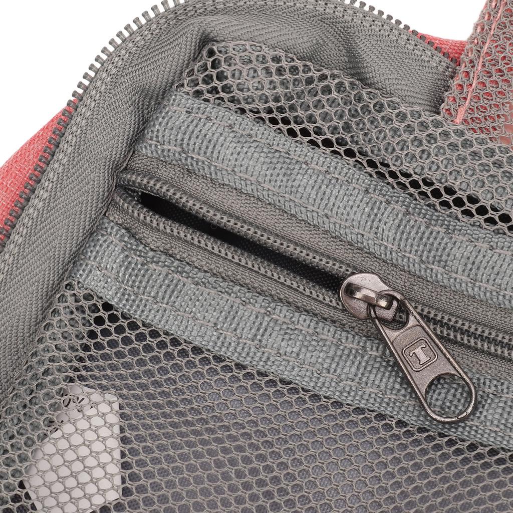 Travel Hanging Toiletry Bag Travel Cosmetic Bag Folded Hanging Toiletry Wash Organizer Pouch for Men Women Pink