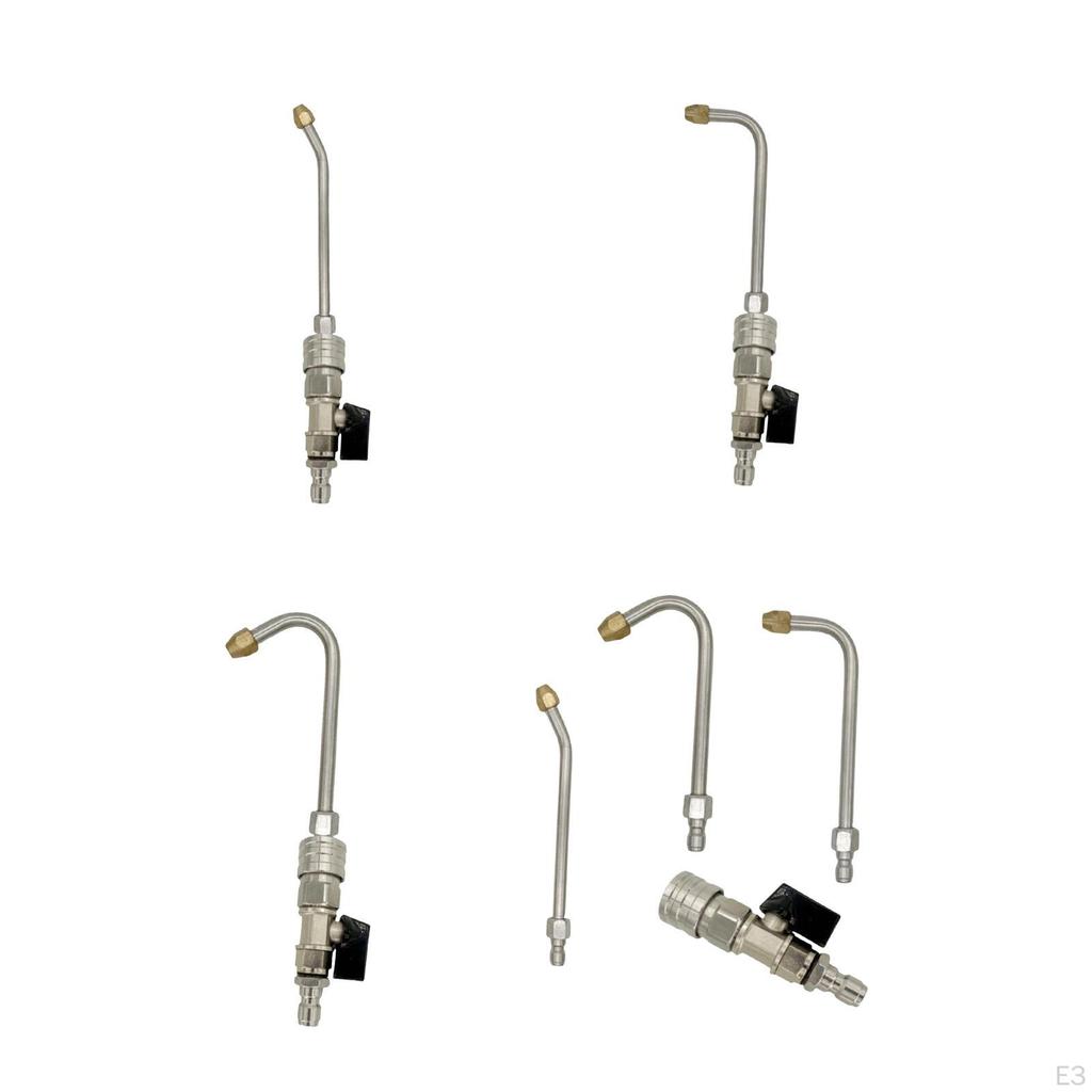 High Pressure Washer Extension 1/4 Inch Quick Connect Easy To Install Cleaning Rod Parts