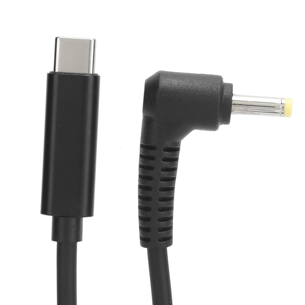 DC4.0 X 1.7mm 3A TYPEC Male Fast Charging Cable Portable 150cm Length for Laptop Power Supply