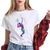 Tricou cu imprimeu pentru fete de tenis în acuarelă Îmbrăcăminte de vară pentru femei 2024 Harajuku Kawaii Top Tricou alb Tricou personalizat Tricou Drop Shipping