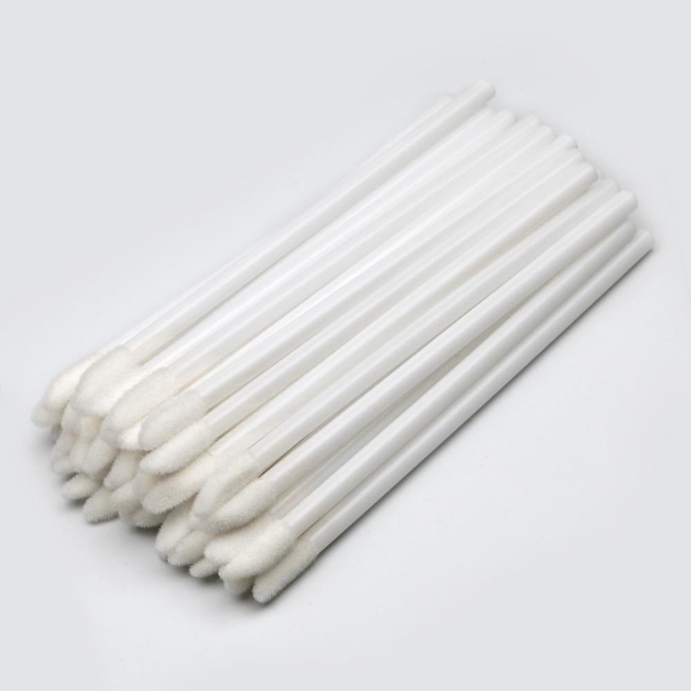 Disposable Lip Gloss Applicator Wands Plastic Lip Brush Gloss Lipstick Cleaners Makeup Tool Cleaning for Lip Scrub белый