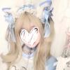 Sweet Lolita Cat Ear Headband With Bow Hair Accessory Women - Fluffy Faux Fur Hairband In Pink Blue Black