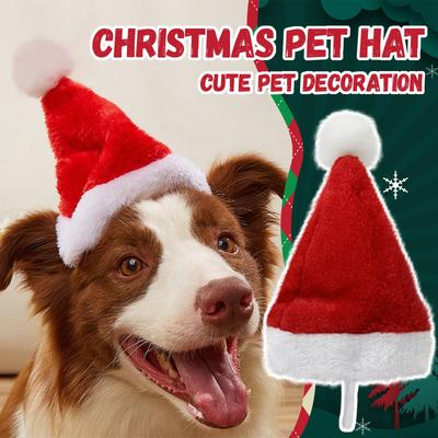Pet Christmas Hat, Cat Dog Christmas Hat Decoration