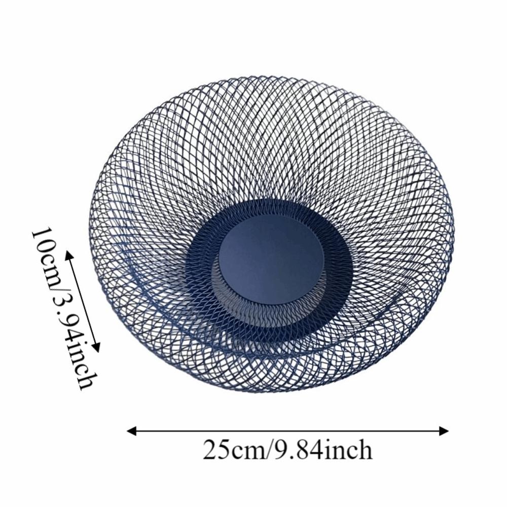 Round Mesh Fruit Snacks Basket Dried Fruit Plate Fruit Vegetable Basket Snacks