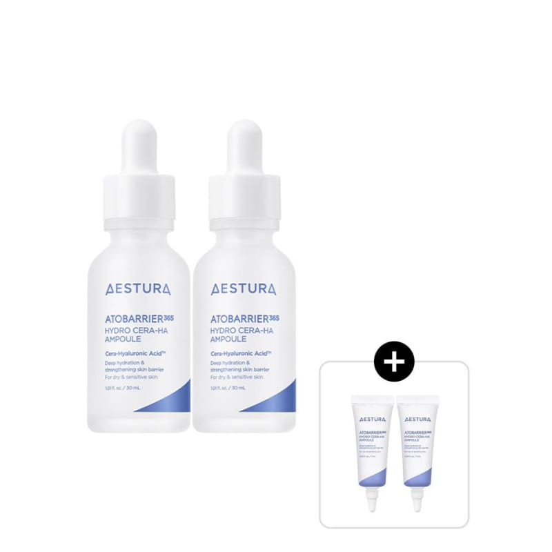 Atobarrier365 Cera-Hyal Moisture Ampoule 30ml x2