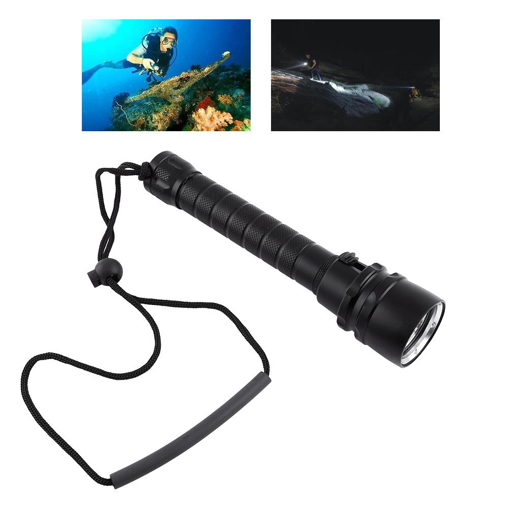 2000LM Underwater 100m 3 X LED Diving Flashlight Dive Torch With Hand Strap