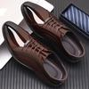 Spring/Summer Business Dress Men's Leather Shoes Soft Sole British Fashion Korean Version Breathable Versatile Men's Shoe Trend