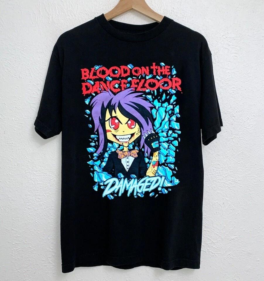 

Blood On the Dance Floor, Damaged T-shirt Black All Size Shirt OM83 4XL