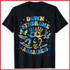 World Down Syndrome Day 321 Awareness Support Black Cotton T-Shirt S-5XL