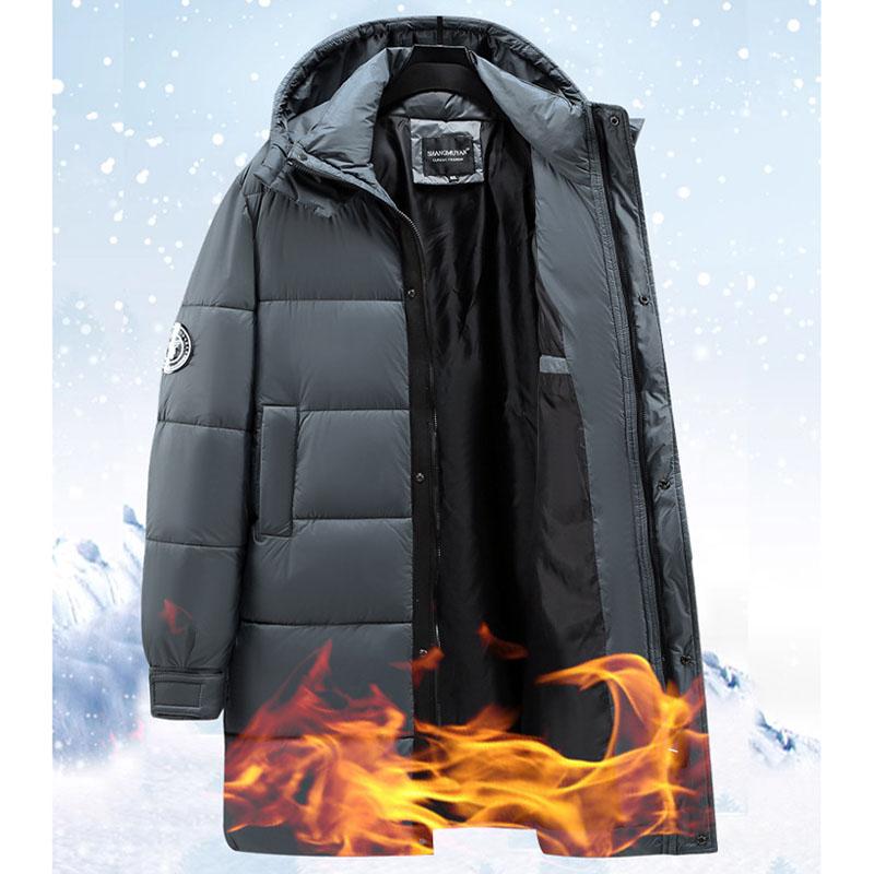 Pánský bavlněný kabát nadměrné velikosti Volný Volný ležérní tlustý muž s kapucí Plus tlustý bavlněný kabát 4XL-10XL