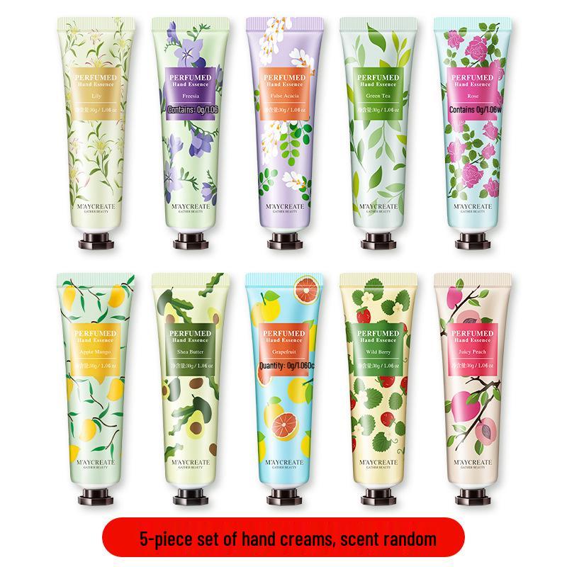 

Набор кремов для рук Jianmei Chuangyan с фруктовыми ароматами, 10 штук: Увлажнение и увлажнение