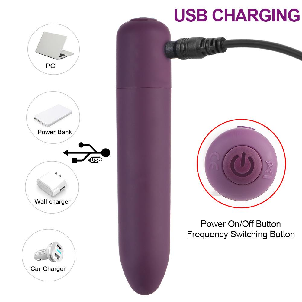 USB Rechargeable Sex Toys for Women Vibrating Egg G-spot Massager Dildo Vibrator Clitoris Stimulator Mini Bullet Vibrator