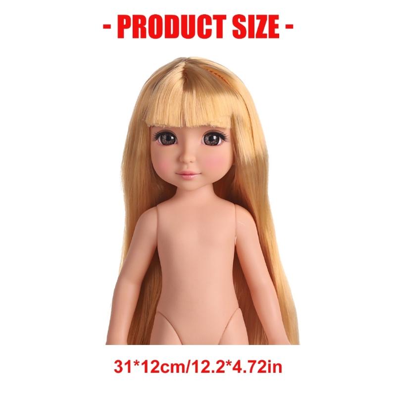 Weich berühren 12 Zoll Emaillepuppe für Mädchen ab 3 Jahren Mit wasserdichten Oberflächen und austauschbarem Modezubehör