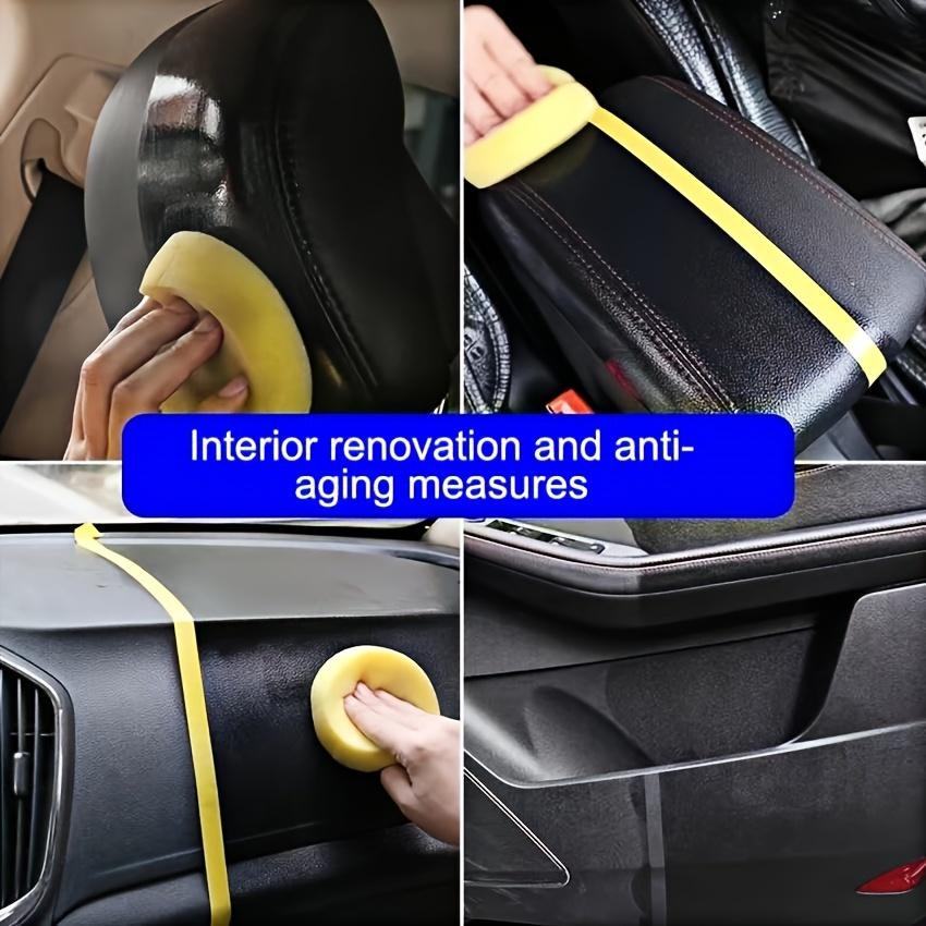 Allgemeines Kunststoffreparaturwachs für Autos - tief nährende Anti-Aging-Creme zur Aufbereitung von Autointerieur und -exterieur, UV-Schutz