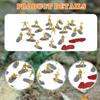 20 Pcs 1:35 Scale Miniature Figures for Kids And Adults, Great Dollhouse Scene Decoration