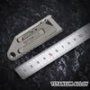 Microtechnology TC4 Titanium Alloy Utility Knife Outdoor Camping Paper Cutter Express Box Cutter Bottle Opener EDC Tool