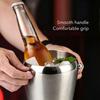 Rostfreier Weinkühler Edelstahl Getränke-Wanne Isolierter Champagner-Eimer Zuhause