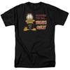 Garfield - Treats Only -  Unisex Short Sleeve Children's T-shirt - Black