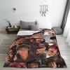 Malachi Barton Handsome Blanket Super Warm Novelty Plush Throw Blanket For Students Home Decor Flannel Bedspread Bed Cover