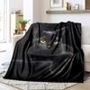 1PC Cute cat, cartoon blanket, all season lightweight home office outdoor nap multifunctional blanket