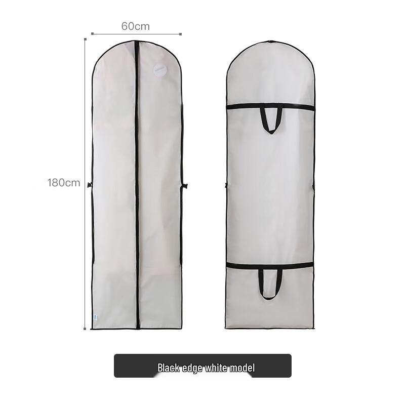 miflame Large Foldable Wedding Gown Dust Cover (2-Pack)