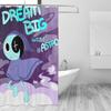 Dandy'S World Astro Shower Curtain with Hooks - Fun Birthday Gift, Purple Cartoon Character Design, Machine Washable Polyester,