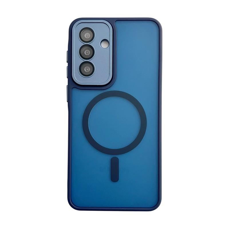 Pro Samsung Galaxy A26 5G Magnetický zadní kryt WANLONFENG řada QB1 PC TPU Nárazuvzdorné pouzdro na telefon