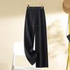 Ankola Women's Red Wool Wide-Leg Pants - New 2024 Autumn/Winter Collection