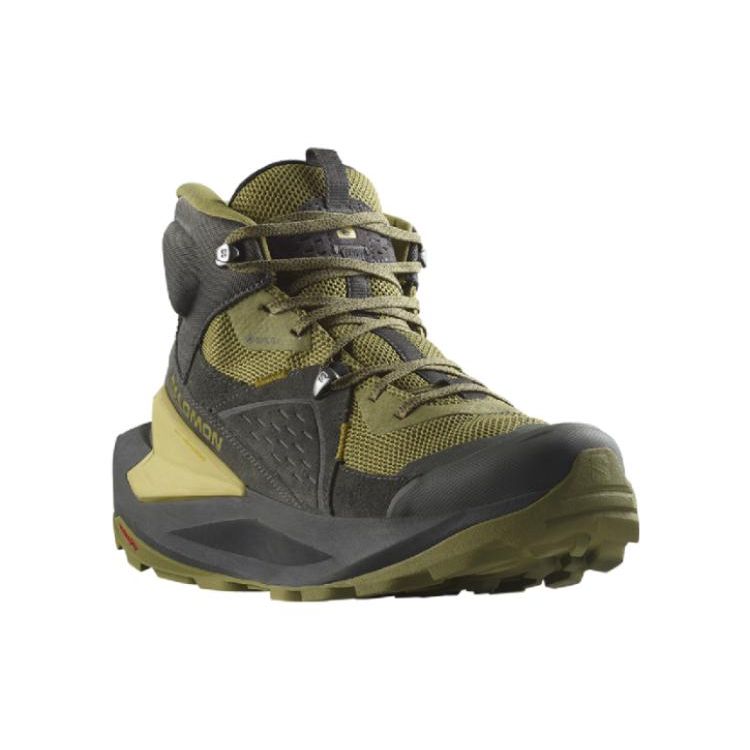 SALOMON Elixir Comfortable Non-Slip Waterproof Mid-Top Outdoor Functional Shoes Men Shoes Black 472905