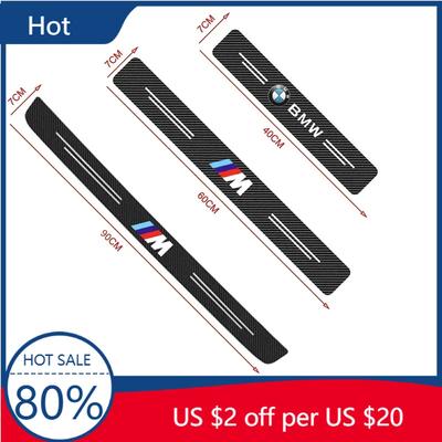 Autocolante Noi Protecție Praguri Uși Mașină Fibra de Carbon Pentru M E46 E90 E60 F30 E39 F10 F20 E87 E36 F20 F30 Seria 1 2 3 5 7 X1