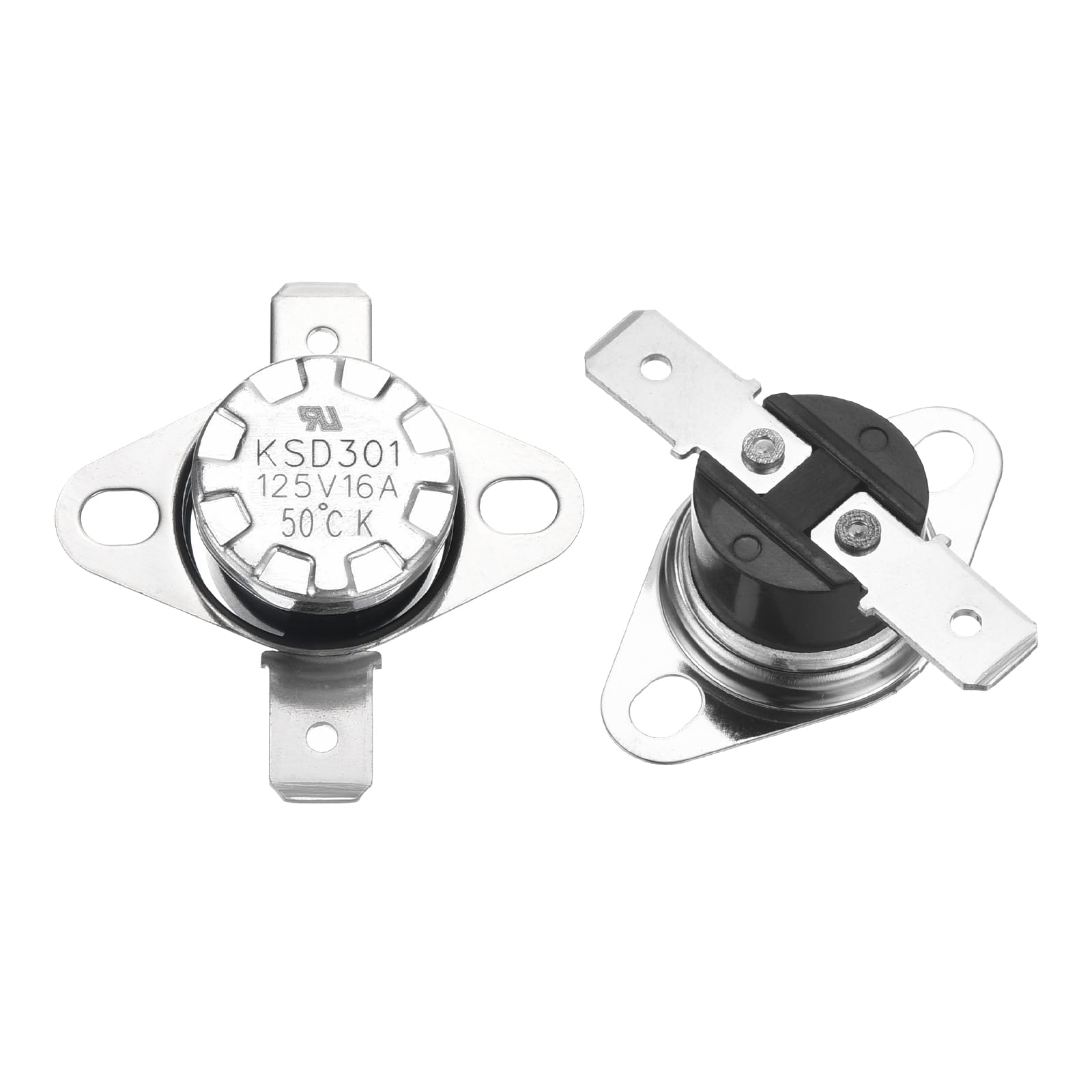 

uxcell 2k sD301 Thermostat 50°C/122°F 16A Normally Open N.O Adjustable Snap Disc Temperature Switch, Microwave, Oven, Coffee Maker, Bucket Material