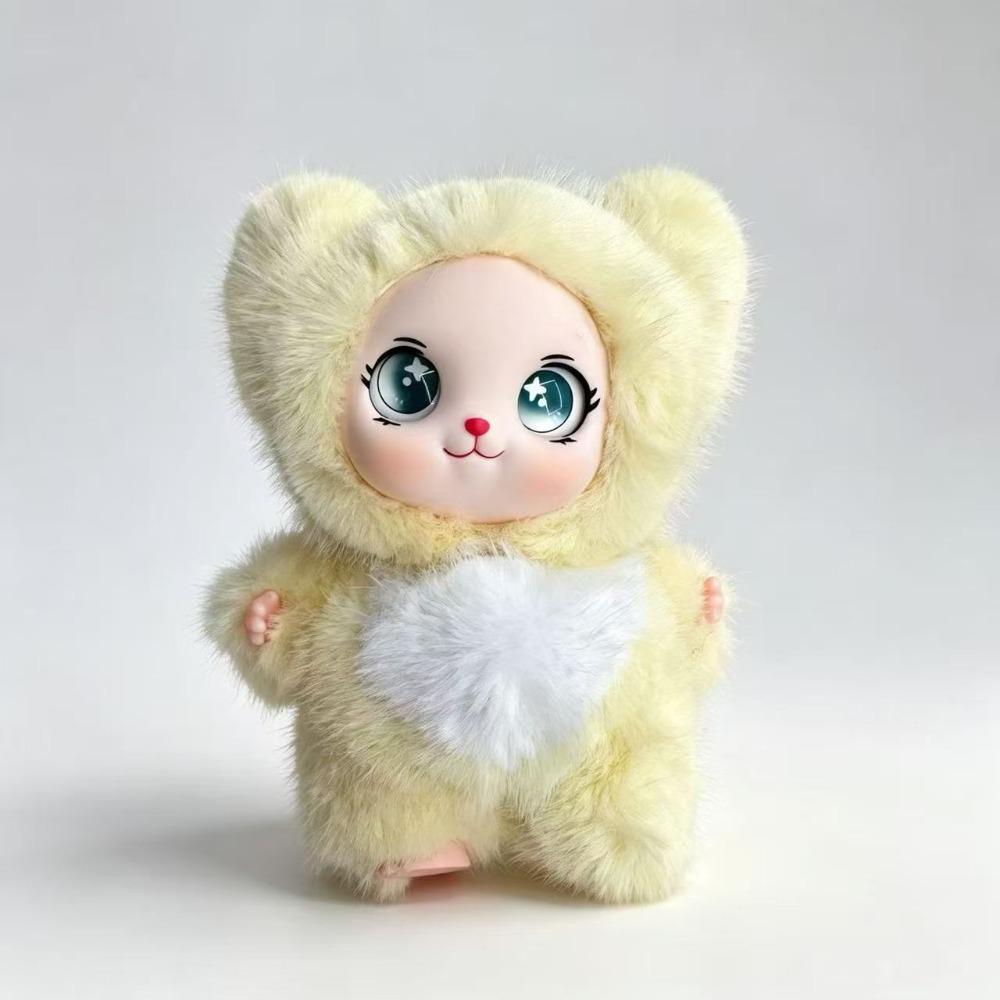 Big Ear Rabbit Plush Keychain Bag Hanging Bunny Plush Doll Pendant Rabbit Doll Figures Car Decor