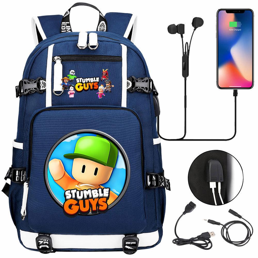 Game Merchandise Collision Party Usb Print Teen Middle School Schoolbag Men and Women Leisure Travel Backpack