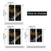 2 Pcs, Filtering Curtains (excluding Rods, Non-movable, Without Batteries) Golden Piano & Musical Notes for Use In Bedrooms and