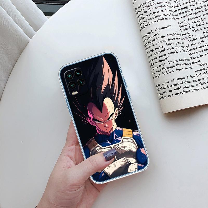 BH20 Dragon Ball Goku Vegeta Transparent Phone Case for Motorola Moto G7 G8 G9 G84 G85 G73 G24 G15 Z2 Play Power Plus